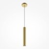  Lampa wisząca minimalistyczna aluminium złota nad stół do jadalni do salonu regulacja wysokości Pro Focus MAYTONI MOD161PL-01G1 